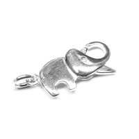 Schmuck-Karabiner Verschluss Elefant 925/- Silber 19mm