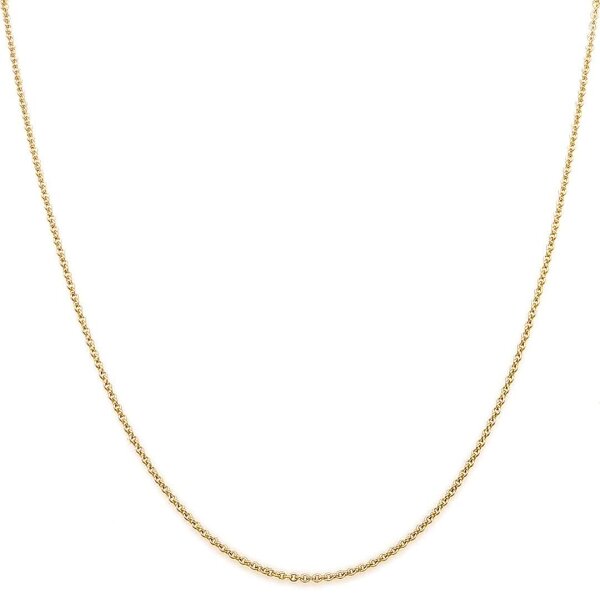 Damenkette Rundanker 1,1mm aus 8 Karat (333) Gelbgold 45cm