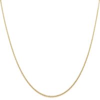 Damenkette Rundanker 1,1mm aus 8 Karat (333) Gelbgold 45cm