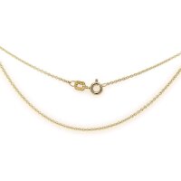 Damenkette Rundanker 1,1mm aus 8 Karat (333) Gelbgold 45cm