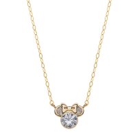 Disney Micky Maus Kette aus 9 Karat (375) Gelbgold mit...