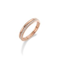 Damenring 925 Sterling-Silber rosé Zirkonia S-01333R