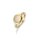 Damenring 925 Sterling-Silber vergoldet Zirkonia Cat-Eye S-01357R