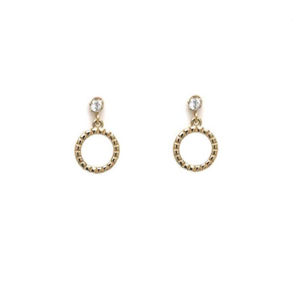 Ohrstecker aus 8 Karat (333) Gelbgold 20747893