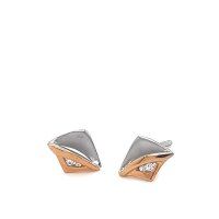 Damen-Ohrstecker aus 925 Sterling Silber matt/poliert...