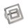 Avantgardistischer Damenring aus 925er Sterling Silber mit Zirkonia-Akzente