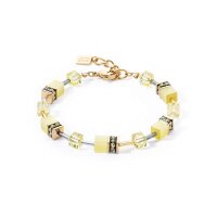 Coeur de Lion Armband GeoCUBE Iconic Mono Gold Gelb