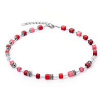Coeur de Lion Collier GeoCUBE Iconic Pure - Rot
