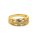 Damenring aus 8 Karat (333) Gelbgold mit Zirkonia, Weite 66