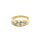 Damenring aus 8 Karat (333) Gold, Bicolor mit Zirkonia, Weite 66