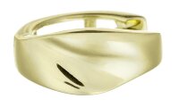 Elegante Creolen aus 333er Gelbgold
