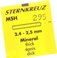 Mineralglas für Uhren MDM Uhrenglas 1,1 - 1,2 mm gewölbt rund