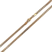 Kette Panzer 60 cm aus  8 Karat (333) Gelbgold