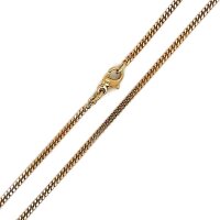 Goldkette Panzer aus 14 Karat (585) Gelbgold 60cm