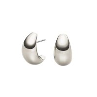 Boccia Titan-Ohrstecker, poliert – 19 × 10 mm