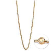 BERING Damen-Kette Milanaise für Charms vergoldet...