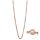 BERING Damen-Kette Milanaise für Charms rosé 426-10-X0
