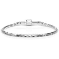 BERING Damen-Armband Schlange für Charms Edelstahl...