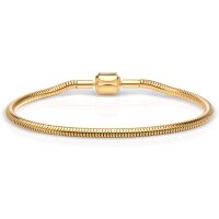 BERING Damen-Armband Schlange vergoldet für Charms...
