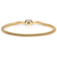 BERING Damen-Armband Mesh für Charms Edelstahl...