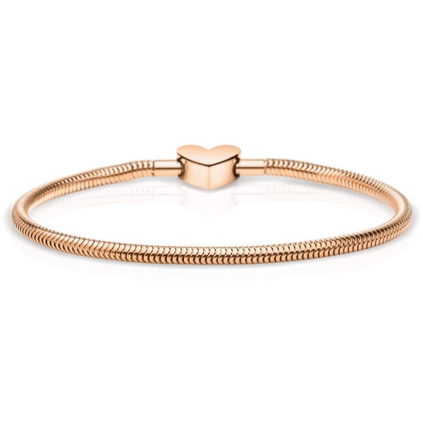 BERING Damen-Armband für Charms Edelstahl rosé 617-30-X0
