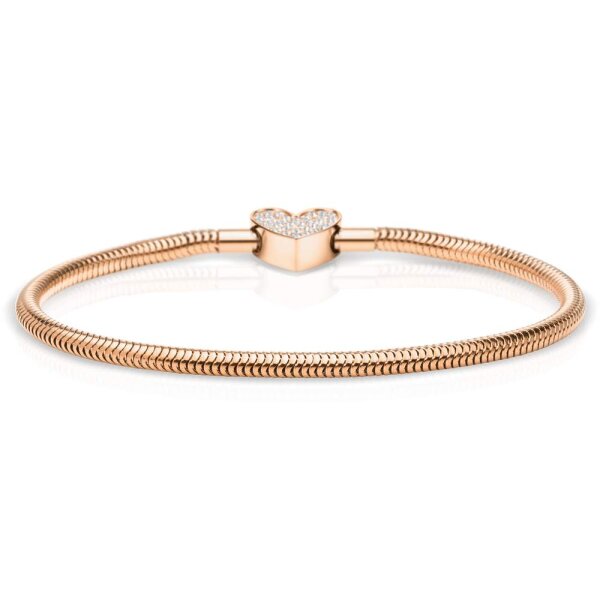 BERING Damen-Armband für Charms Edelstahl rosé 618-30-X0