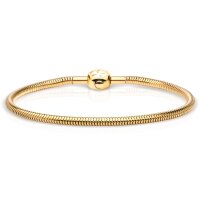 BERING Damen-Armband für Charms Edelstahl vergoldet...