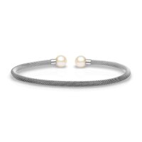 BERING Armspange für Charms Edelstahl Mesh Stahl...