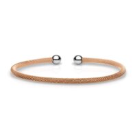 BERING Armspange für Charms Edelstahl Mesh...