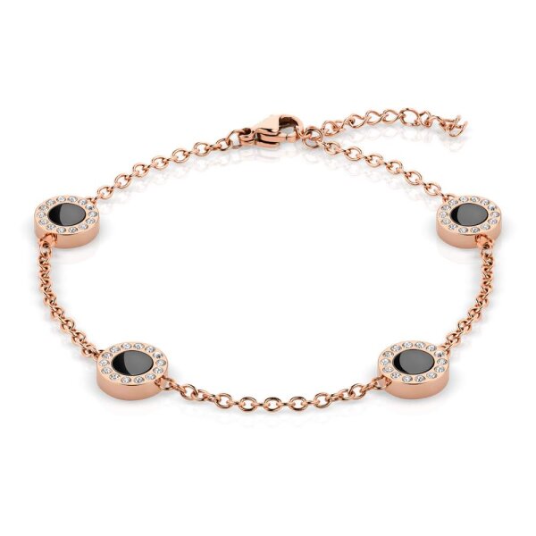 BERING Armband mit schwarzen Keramikelementen