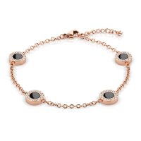 BERING Armband mit schwarzen Keramikelementen