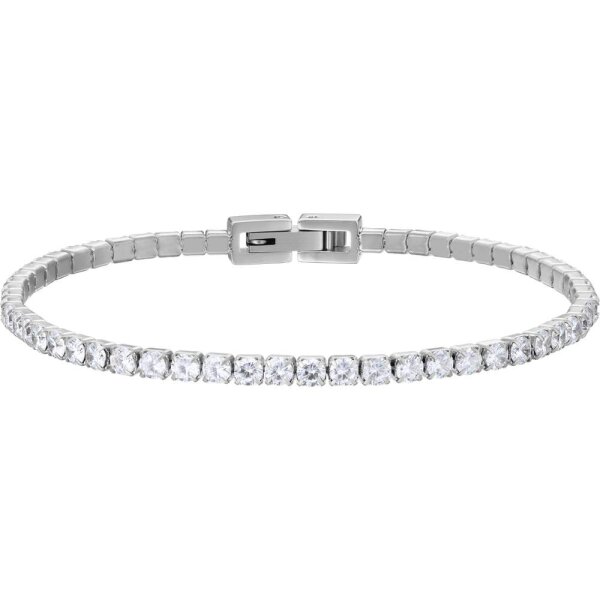 BERING Tennisarmband Edelstahl Zirkonia 646-17-X0