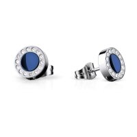 BERING Damen-Ohrstecker rund blau 707-170-05