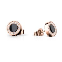 BERING Damen-Ohrstecker rund aus Edelstahl Keramik...