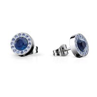 BERING Damen-Ohrstecker rund blau 711-177-05