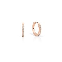 BERING Creolen 20mm aus Edelstahl rosé-vergoldet...