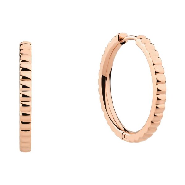 BERING Creolen Edelstahl rosé-vergoldet poliert 728-30-05