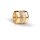 BERING Damen-Charm Anhänger Love-7 Arctic Symphony Edelstahl Mesh vergoldet Zirkonia