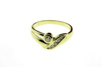 Damen Ring echt Gold 333 8 Karat Zirkonia 717013 W.56