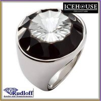 ICEHOUSE Schmuck großer Ring Stein Größe...