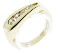 Damen Ring echt Gold 333 Zirkoniabesatz 8Karat Weite 55...