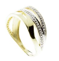 Damen Ring echt Gold 333 Zirkoniabesatz 8Karat Weite 56...