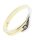 Damen Ring echt Gold 375 bicolor mit Zirkoniabesatz 5Karat FRR4 Weite 58