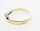 Damen Ring echt Gold 375 bicolor mit Zirkoniabesatz 5Karat FRR4 Weite 58