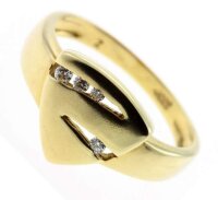 Damen Ring echt Gold 333 8 Karat Zirkonia 7115 Weite 54