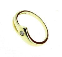 Damen Ring echt Gold 333 8 Karat Zirkonia 71706 W.52