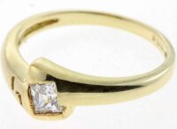 Damen Ring echt Gold 333 8 Karat Zirkonia 71113