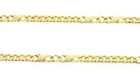 Collier Fantasie Panzer Kette 210181050010 echt Gold 333 50 cm 8Kt. massiv