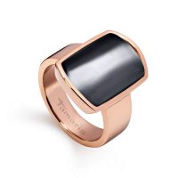 Tamaris Damen Ring Becky Edelstahl rosé mit synth....