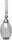 Endless Charm Grey Pearl Drop Silber 31251